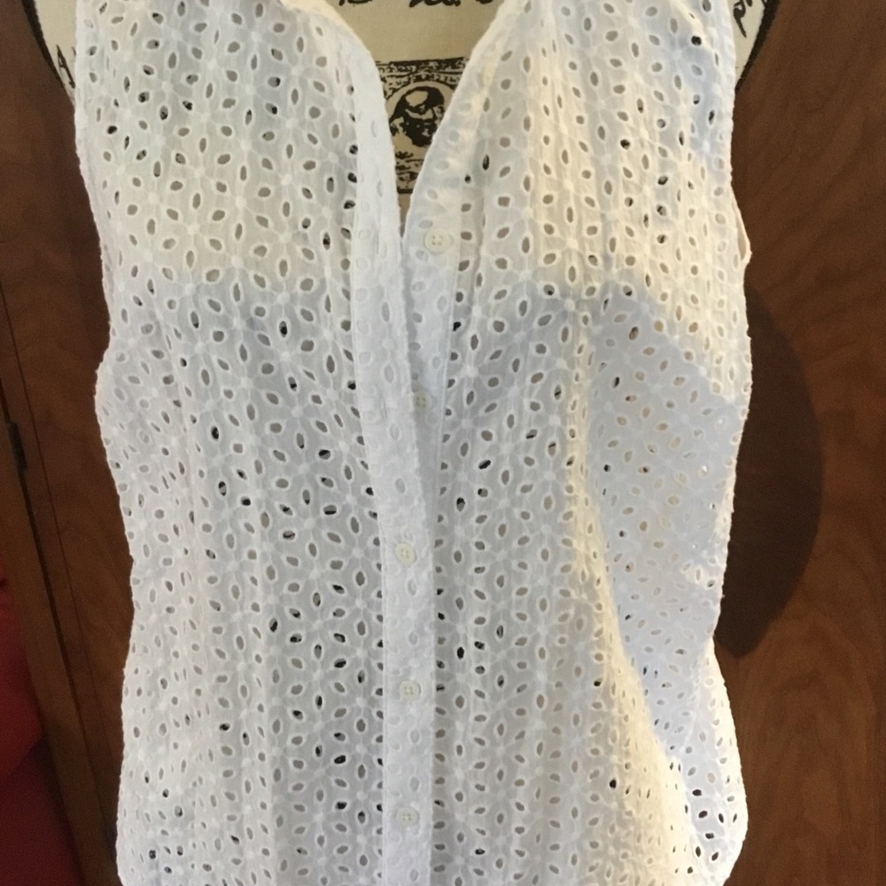 White summer top